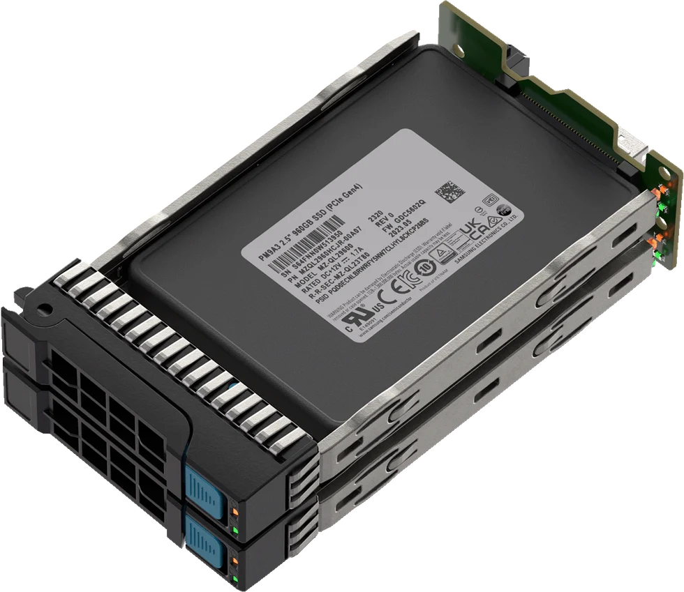 U.2 NVMe storage