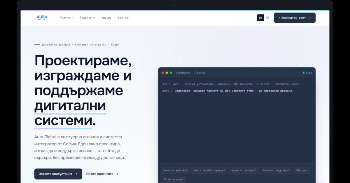 2026 Web Readiness audit за български сайтове
